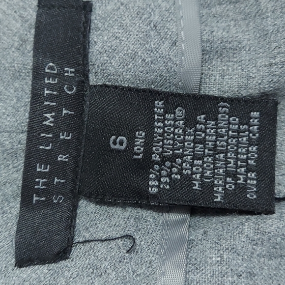 The Limited womens work trousers. Gray size 6 Long. - Picture 4 of 5